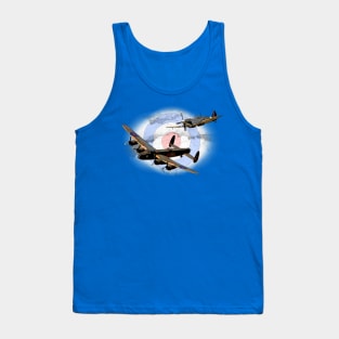 SPITFIRE AND LANCASTER aircraft Tank Top